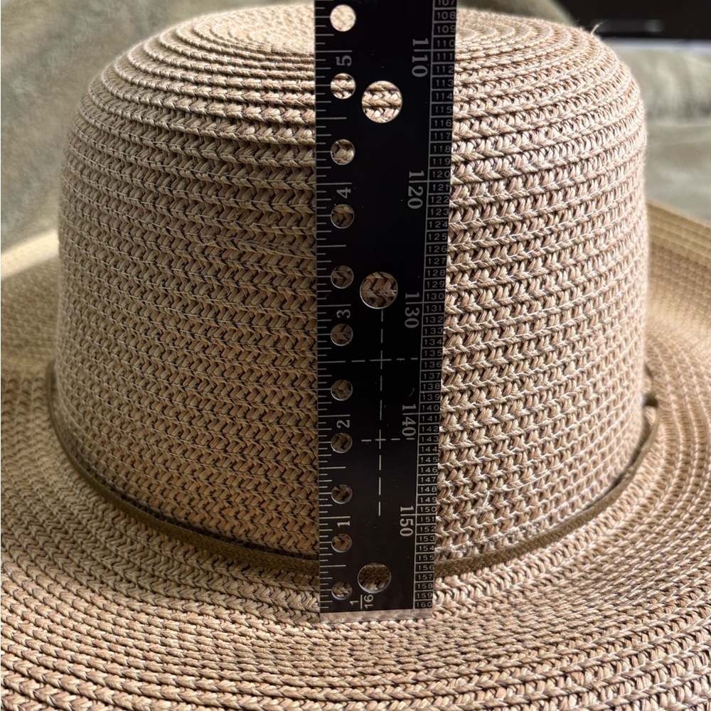 Midwest Tan & Brown Woven Sun Hat - Picture 10 of 10